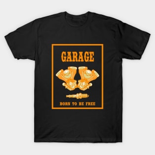 Machine Motor Bike - Garage T-Shirt